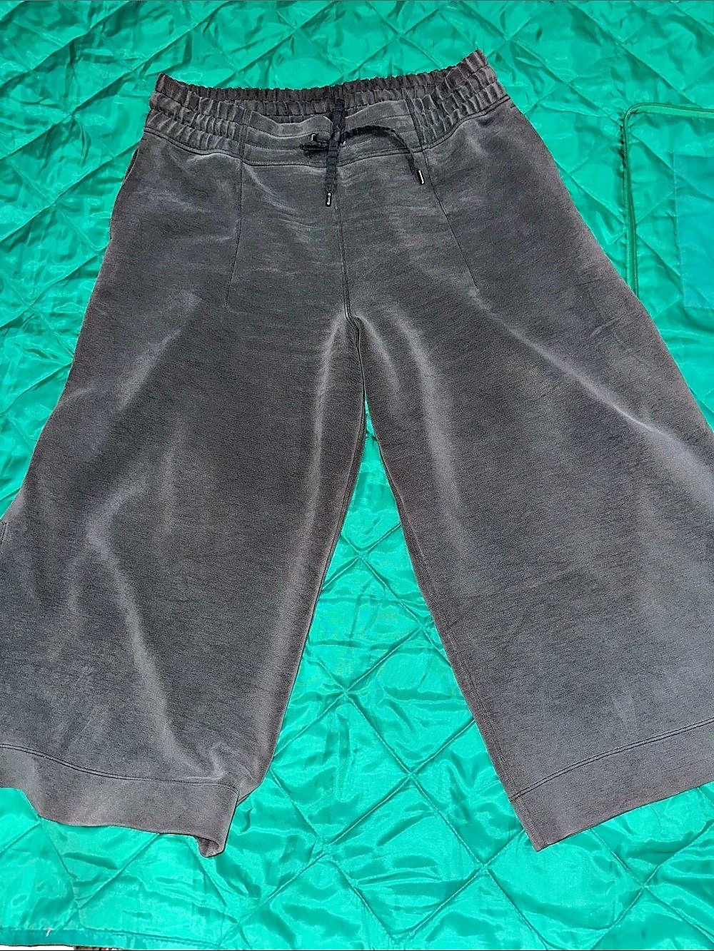 lululemon gray Athletic wide leg